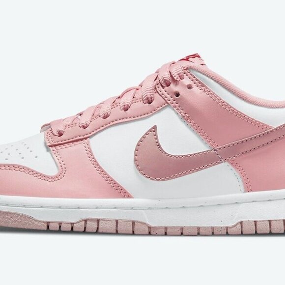 NIKE DUNK LOW PINK VELVET (GRADE SCHOOL) DO6485-600 FAST SHIPPING - Picture 7 of 8